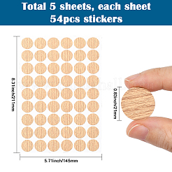 5 Sheets PVC Self-Adhesive Stickers&nbsp;DIY-SP0006-19B