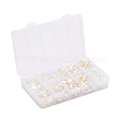 10 Style Imitation Pearl Acrylic Beads Set&nbsp;OACR-YW0001-14