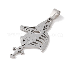 Non-Tarnish 201 Stainless Steel Pendants&nbsp;STAS-A094-06P