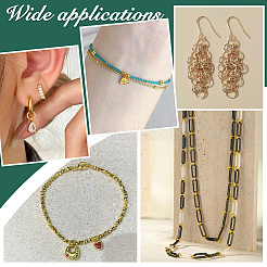 100Pcs 4 Colors Brass Split Rings&nbsp;KK-PH0013-19