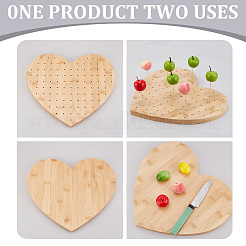 Heart Bamboo Lollipop Display Stands&nbsp;ODIS-WH0030-87