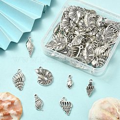 70Pcs 7 Style Tibetan Style Alloy Pendants&nbsp;FIND-YW0003-20