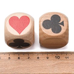 Schima Wood Poker Pattern Dice&nbsp;WD-XCP0001-02