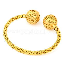 Brass Cuff Bangles&nbsp;BJEW-F477-04G-02