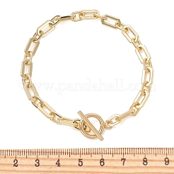 Brass Paperclip Chains Bracelets for Women&nbsp;BJEW-JB14063
