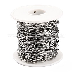 Tarnish Resistant 304 Stainless Steel Paperclip Chains&nbsp;CHS-O010-03P
