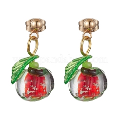 304 Stainless Steel Dangle Stud Earrings&nbsp;EJEW-JE05681