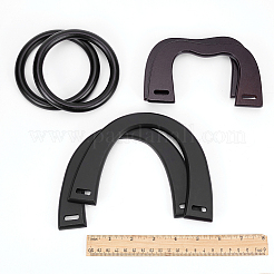 6Pcs 3 Style Wooden Bag Handles&nbsp;FIND-WR0008-38