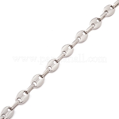 Non-Tarnish 304 Stainless Steel Coffee Bean Chain&nbsp;CHS-F017-07A-P