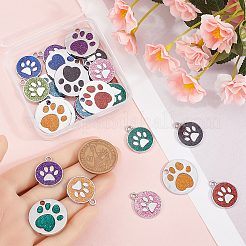 40Pcs 20 Styles Enamel Pendants&nbsp;ENAM-SP0001-01