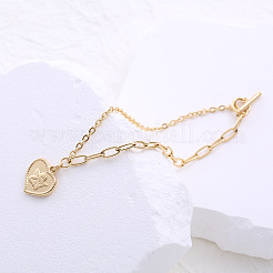 European style stainless steel double-layer heart-shaped bracelet for women&nbsp;KB9332