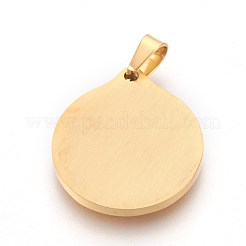 304 Stainless Steel Pendants&nbsp;STAS-F185-06G