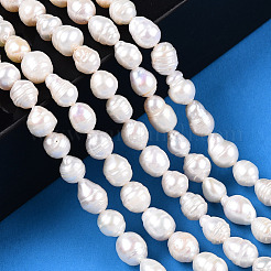 Natural Baroque Pearl Keshi Pearl Beads Strands&nbsp;X1-PEAR-S020-F04-01