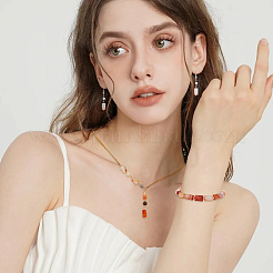 2 Strands Natural Orange Botswana Agate Beads Strands&nbsp;G-FH0002-39