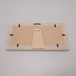 Wood Newborn Baby Handprint/Footprint Picture Frame&nbsp;DIY-WH0092-63