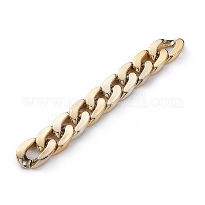 Handmade Plastic Curb Chains&nbsp;AJEW-JB00525-02-1