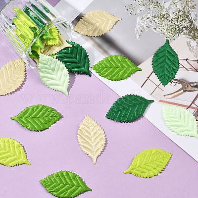 200Pcs Leaf Polyester Ornament Accessories&nbsp;DIY-SP0006-22-1