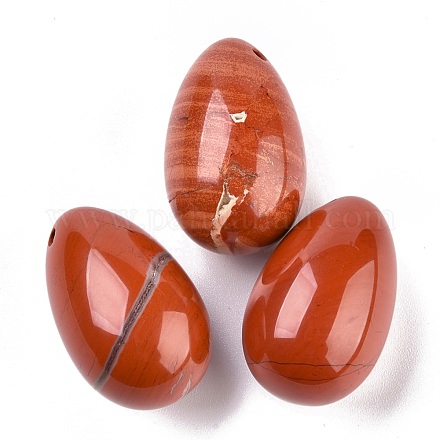 Natural Red Jasper Pendants&nbsp;G-P438-E-04-1