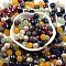 Glass Beads, Faceted, Rondelle, Marine Blue, 10x8mm, Hole: 1mm, about 67pcs/60g