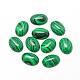 Synthetic Malachite Cabochons&nbsp;G-R415-13x18-38-1