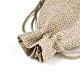 Burlap Packing Pouches Drawstring Bags&nbsp;ABAG-Q050-13x18-01-3