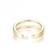 Brass Cuff Toe Rings&nbsp;RJEW-G100-05G-3