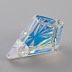 Embossed Glass Rhinestone Pendants&nbsp;GLAA-J101-01A-001AB-4