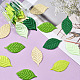 200Pcs Leaf Polyester Ornament Accessories&nbsp;DIY-SP0006-22-5