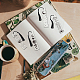 4Pcs Acrylic Bookmarks&nbsp;AJEW-GL0001-73D-2