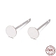 925 Sterling Silver Stud Earring Findings&nbsp;STER-S002-44-5