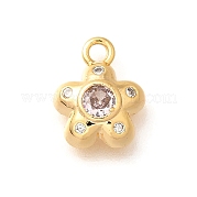 Wholesale Brass Micro Pave Cubic Zirconia Charms - Pandahall.com