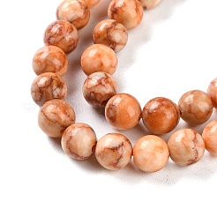 Natural Turquoise Dyed Beads Strands&nbsp;TURQ-U001-02B