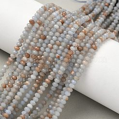 Natural Angelite Beads Strands&nbsp;G-RM241221-N1