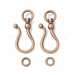 Tibetan Style S Hook Clasps&nbsp;RLF5091Y