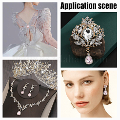 AHADEMAKER 20Pcs Sew on Rhinestone&nbsp;FIND-GA0002-58