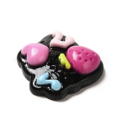 Opaque Resin Cabochons&nbsp;RESI-F038-03