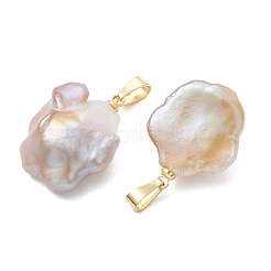 Baroque Natural Nucleated Keshi Pearl Pendants&nbsp;PALLOY-JF05190
