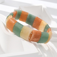 Handmade Lampwork Beaded Stretch Bracelets for Men Women&nbsp;BJEW-G738-02
