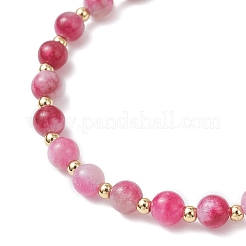 3Pcs Natural & Synthetic Gemstone Round Beaded Stretch Bracelets for Men Women&nbsp;BJEW-JB12386