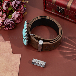 2Pcs 304 Stainless Steel Belt Keeper Rings&nbsp;FIND-PH0061-84B