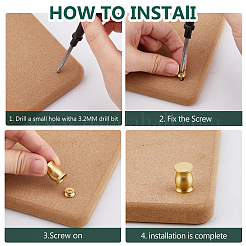 4 Sets Brass Furniture Pads&nbsp;FIND-FH0016-58D