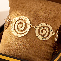 Alloy Spiral Link Chain Anklets&nbsp;FS-WGDDAE2-01
