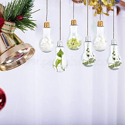 Creative Plastic Light Bulb Shaped Bottle&nbsp;AJEW-NB0001-72