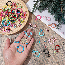 DIY Keychain Findings Kits&nbsp;DIY-SC0003-49