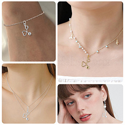 10Pcs 2 Colors Brass Pendants&nbsp;KK-BBC0021-67