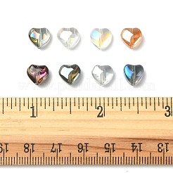 80Pcs 8 Style Transparent Electroplate Glass Beads Strands&nbsp;EGLA-FS0001-35