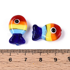 Handmade Lampwork Beads Strands&nbsp;LAMP-N036-15B