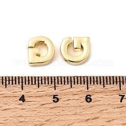 Brass Charms&nbsp;ZIRC-I037-01G-G-1
