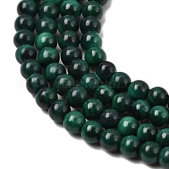 Natural Malachite Beads Strands&nbsp;G-F571-27AB1-3mm-01
