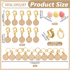 Number DIY Knitting Tool Sets&nbsp;HJEW-NB00074-05